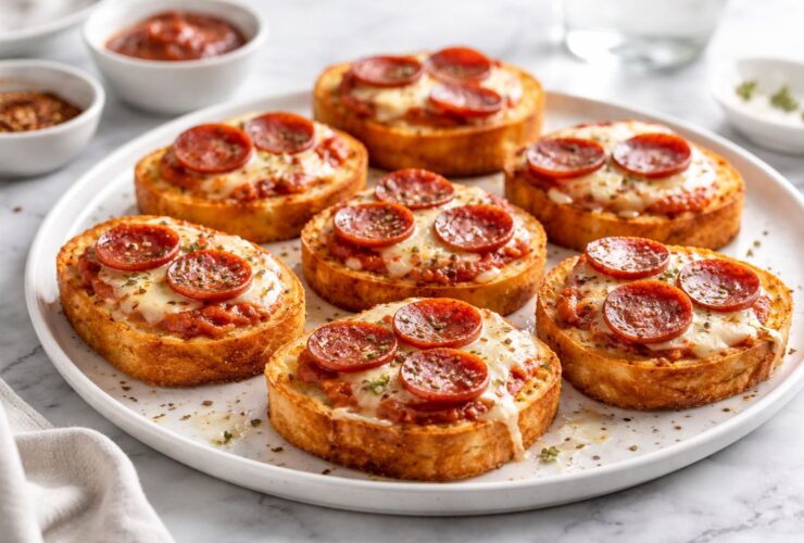 Mini Garlic Toast Pizza Recipe