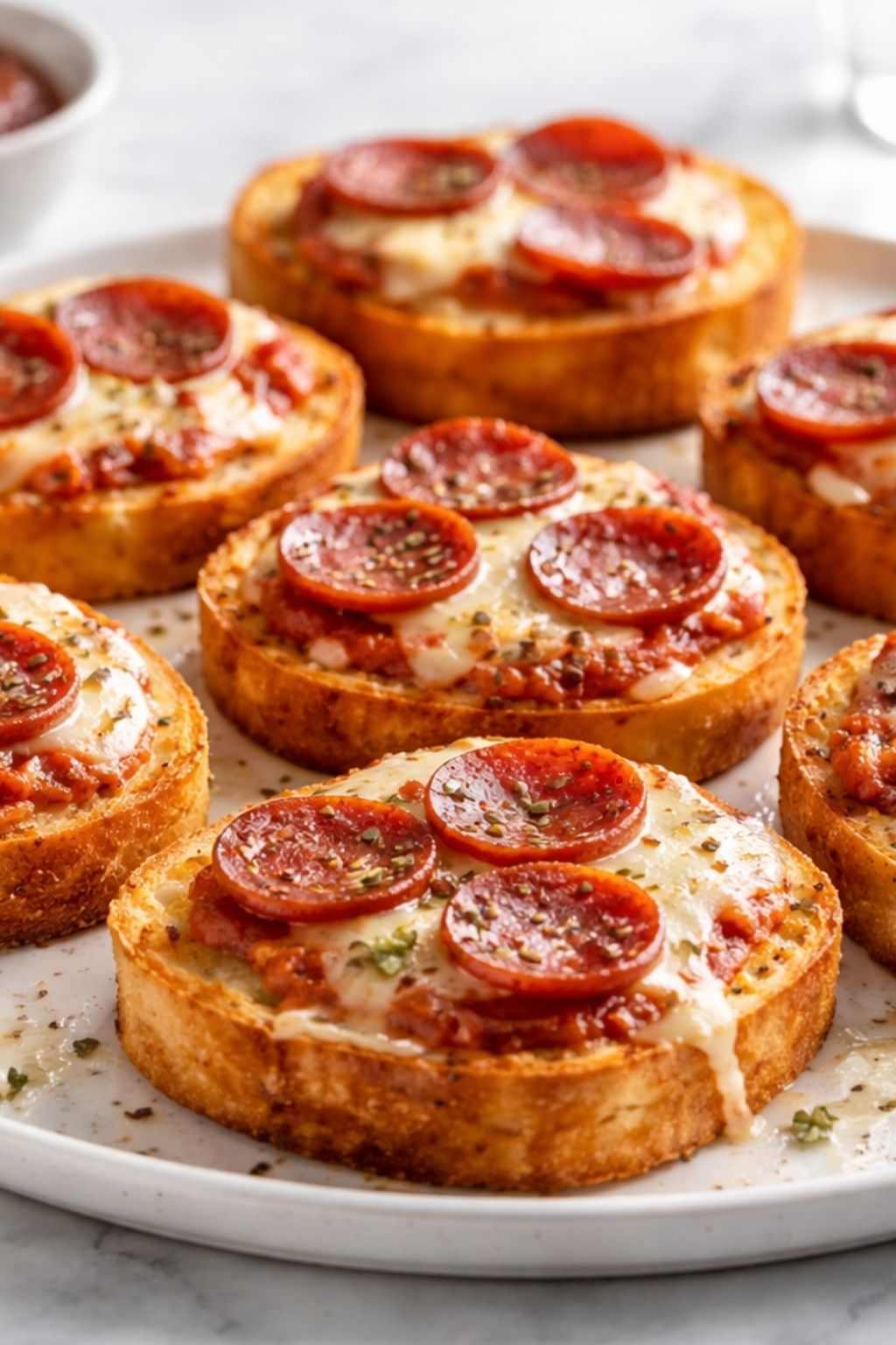 Mini Garlic Toast Pizza Recipe - Culinary Pearl