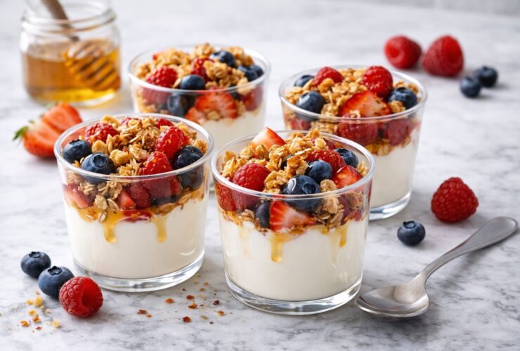 Mini Yogurt Parfait Cups Recipe