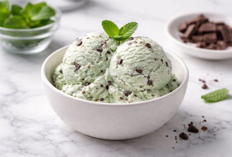 Mint Chocolate Chip Ice Cream