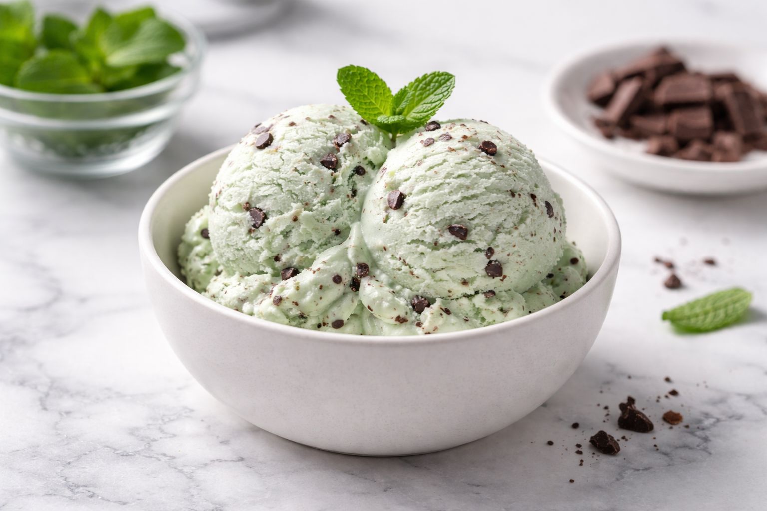 Mint Chocolate Chip Ice Cream