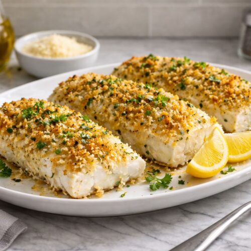 Parmesan Crusted Cod Recipe