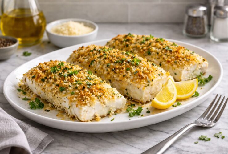 Parmesan Crusted Cod Recipe