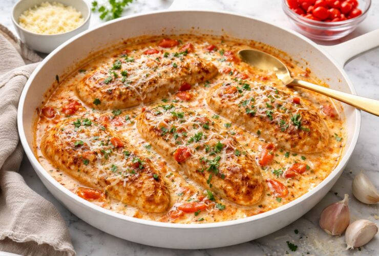 Parmesan Roasted Red Pepper Chicken