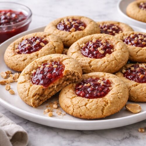 Peanut Butter and Jelly Cookies