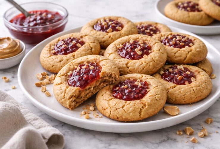 Peanut Butter and Jelly Cookies