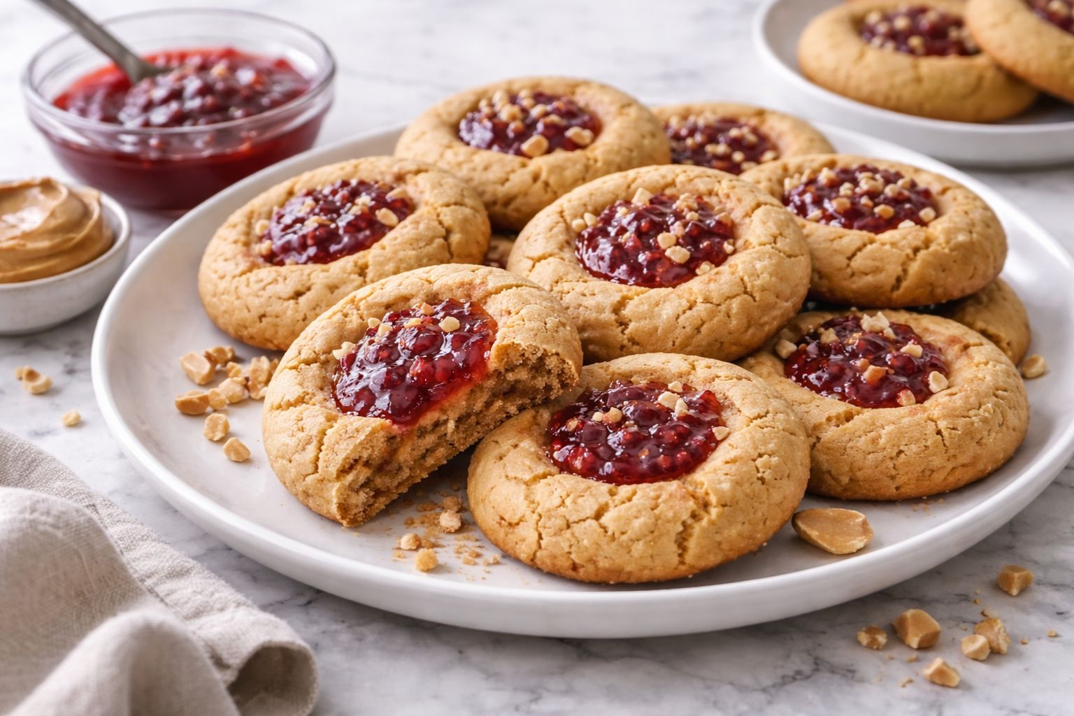 Peanut Butter and Jelly Cookies