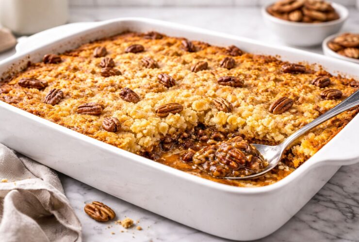 Pecan Pie Dump Cake Recipe