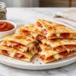 Pepperoni Pizza Quesadillas