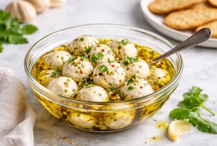 Pioneer Woman Marinated Mozzarella Balls