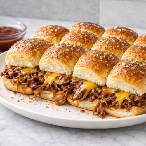 Pulled Pork Sliders Hawaiian Rolls