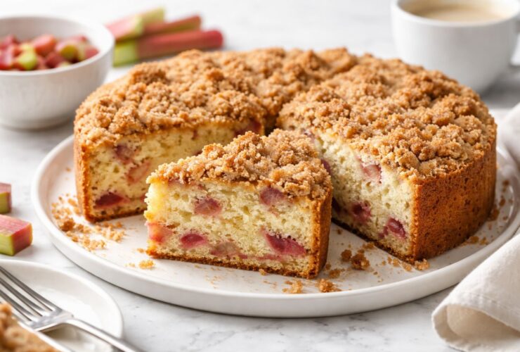 Rhubarb Coffee Cake Recipe