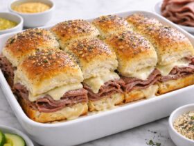 Roast Beef Sliders Hawaiian Rolls