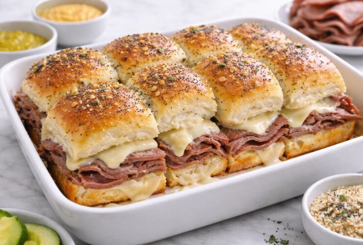 Roast Beef Sliders Hawaiian Rolls