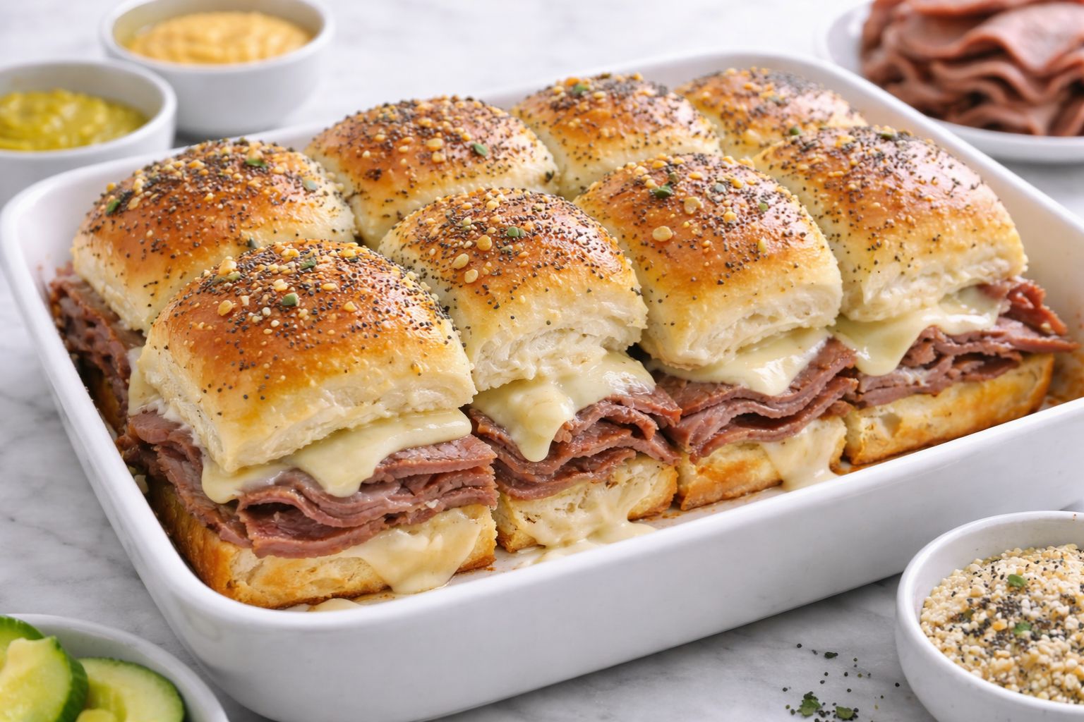 Roast Beef Sliders Hawaiian Rolls