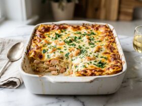Seafood Lasagna with Shrimp and Crab