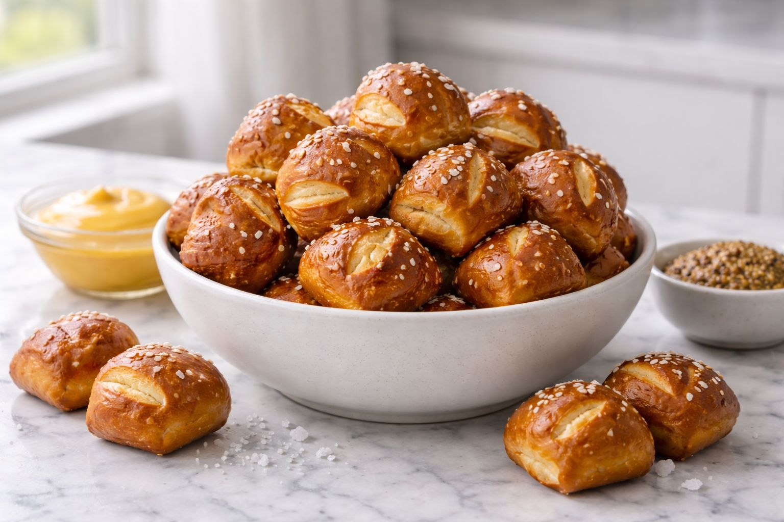 Sourdough Pretzel Bites Recipe