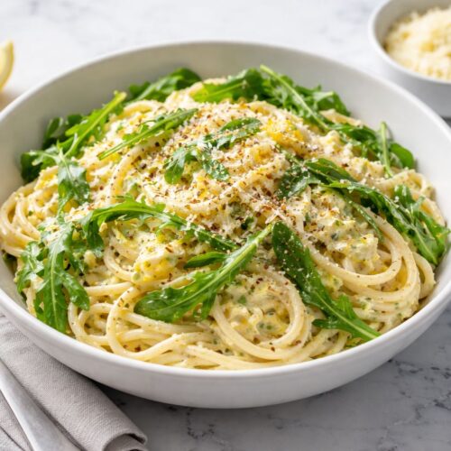 Stanley Tucci’s Creamy Lemon Ricotta Pasta With Arugula