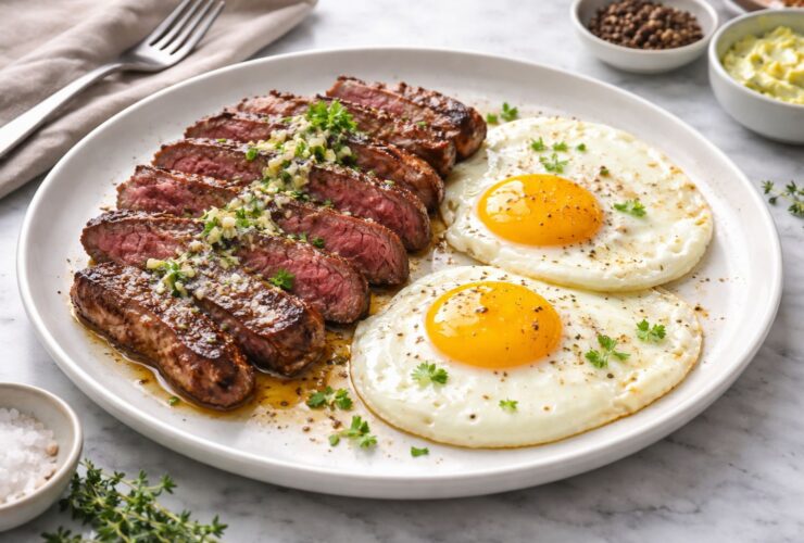 Steak and Eggs Breakfast Recipe
