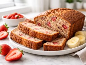 Strawberry Banana Bread Recipe