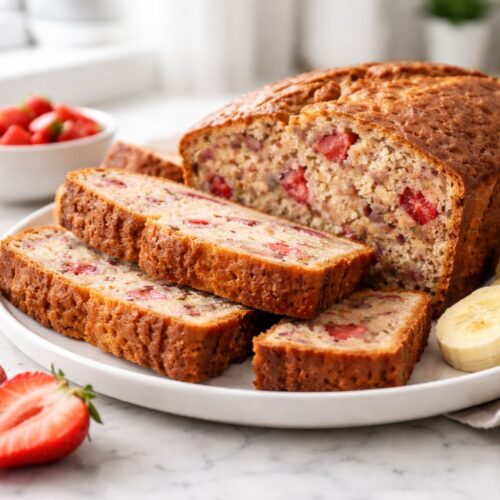 Strawberry Banana Bread Recipe