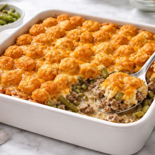Tater Tot Casserole With Green Beans