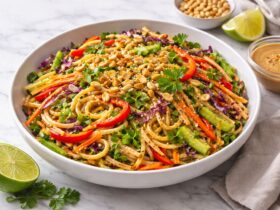 Thai Peanut Noodle Salad Recipe