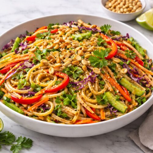 Thai Peanut Noodle Salad Recipe