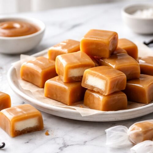 Vanilla Cream Filled Caramels Recipe