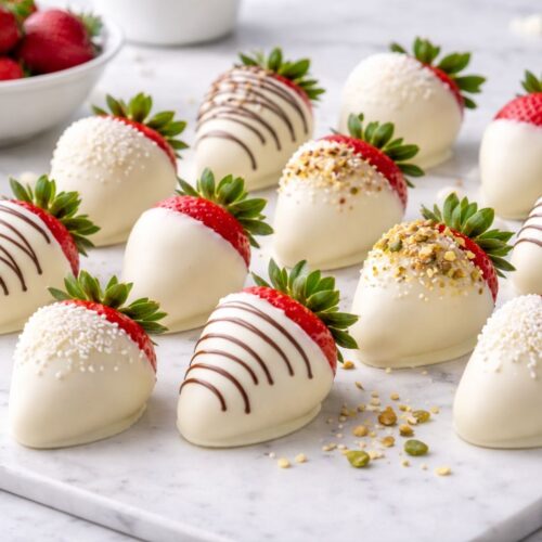 White Chocolate Covered Strawberries Recipe