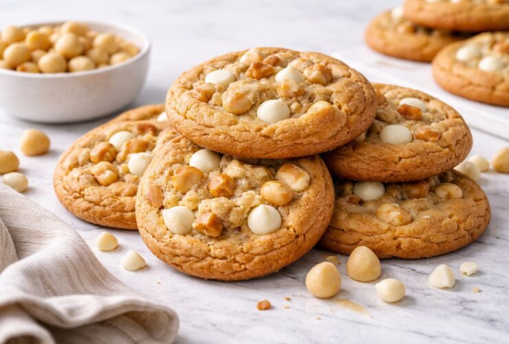 White Chocolate Macadamia Nut Cookies