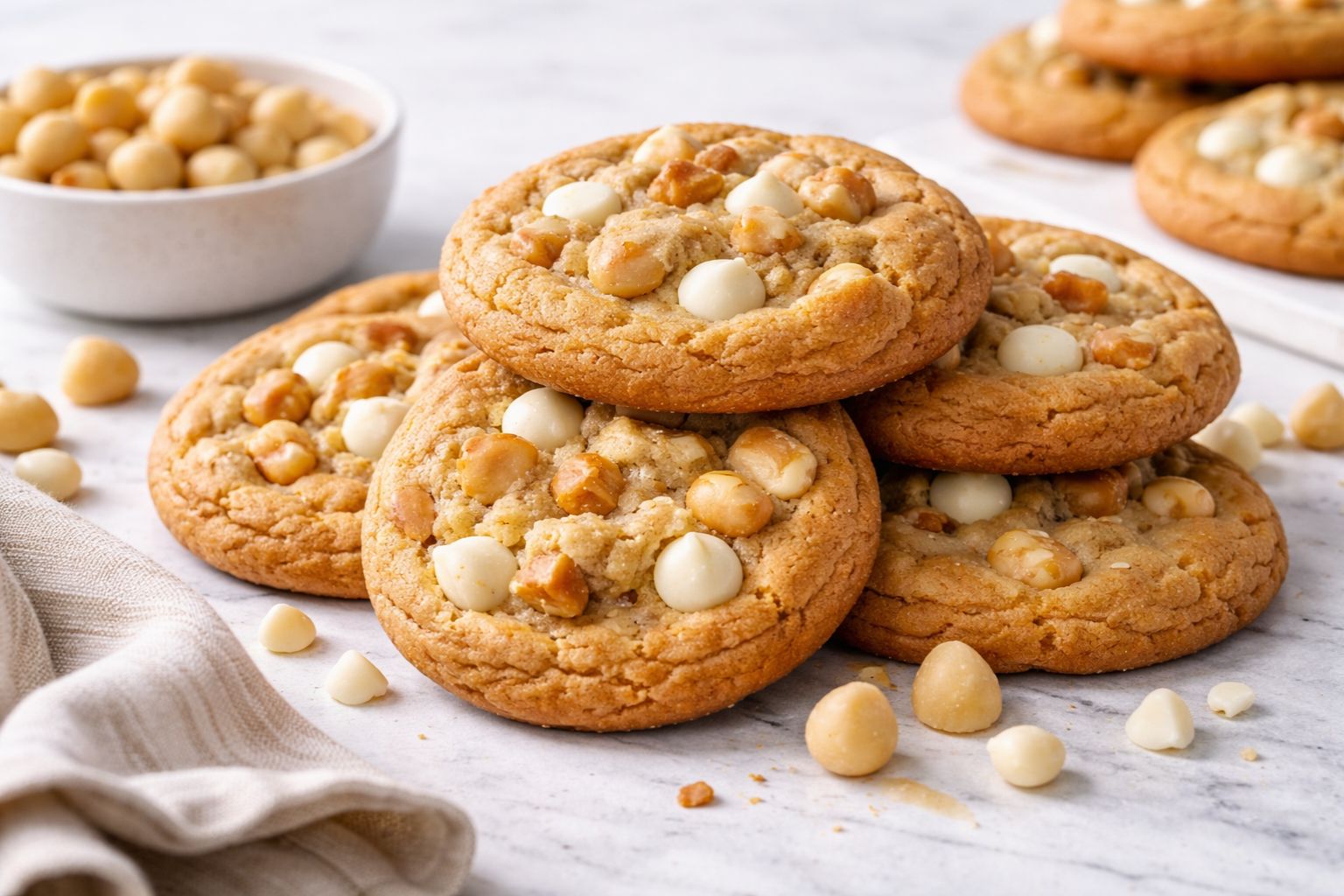 White Chocolate Macadamia Nut Cookies