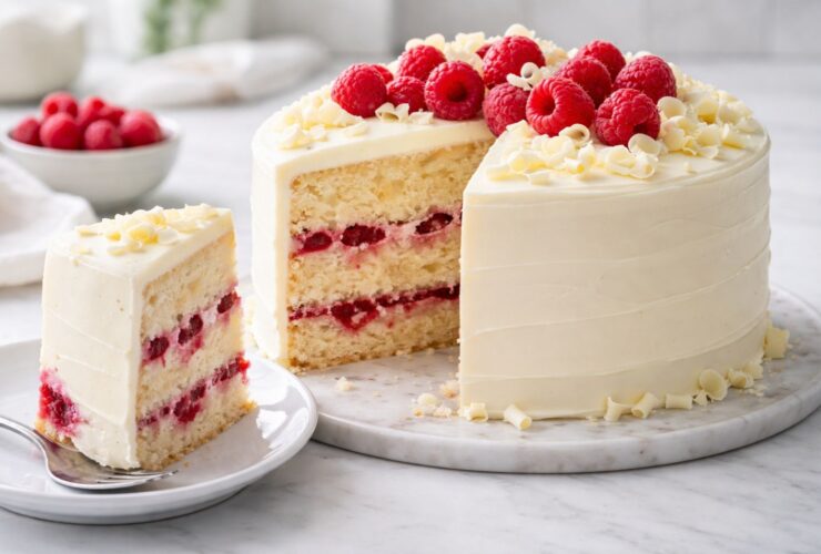 White Chocolate Raspberry Cake Recipe