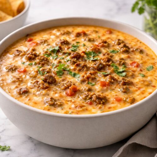 chorizo queso dip crockpot Recipe