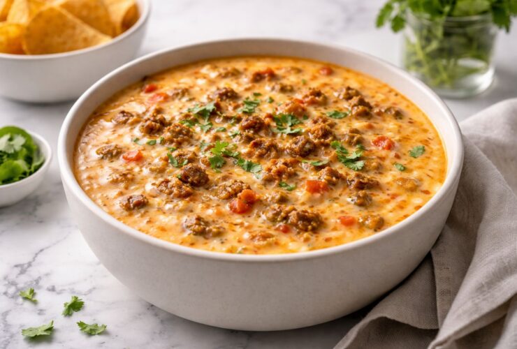 chorizo queso dip crockpot Recipe