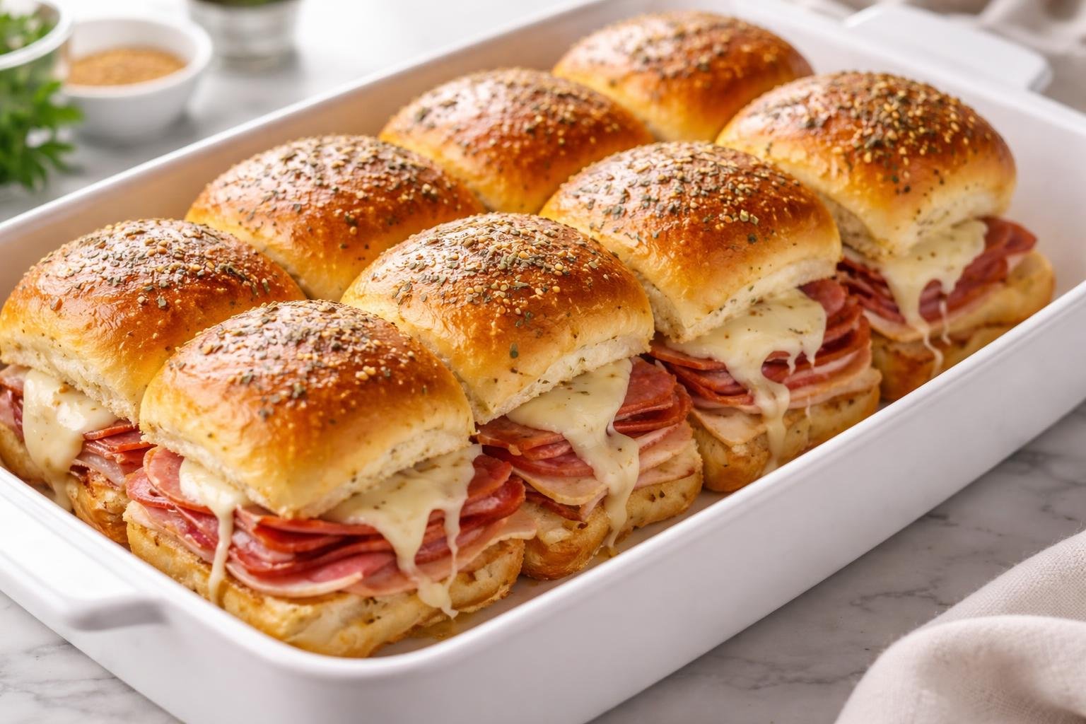 Hot Italian Sub Sliders Recipe