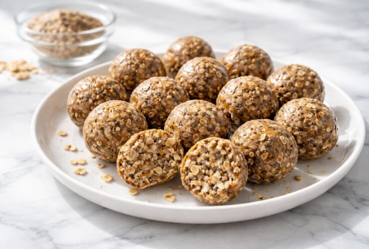 Chia and Flaxseed Energy Balls Recipe