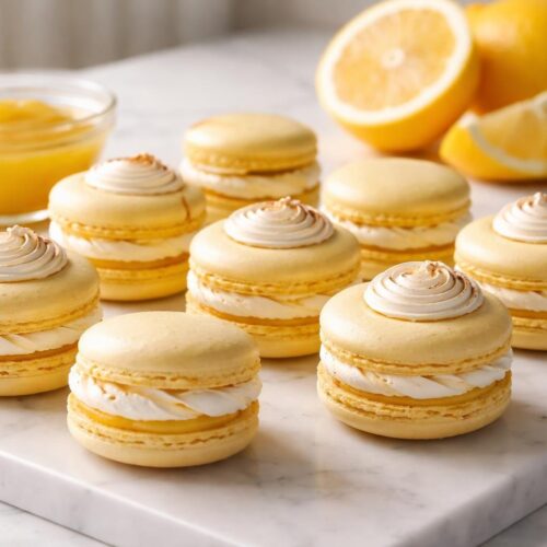 Citrus Lemon Meringue Pie Macarons Recipe