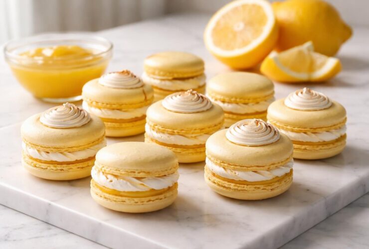 Citrus Lemon Meringue Pie Macarons Recipe