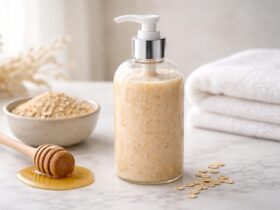 DIY Oatmeal Honey Shower Gel Recipe