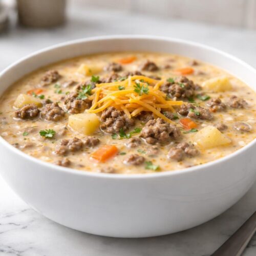 Pioneer Woman Cheeseburger Soup Recipe