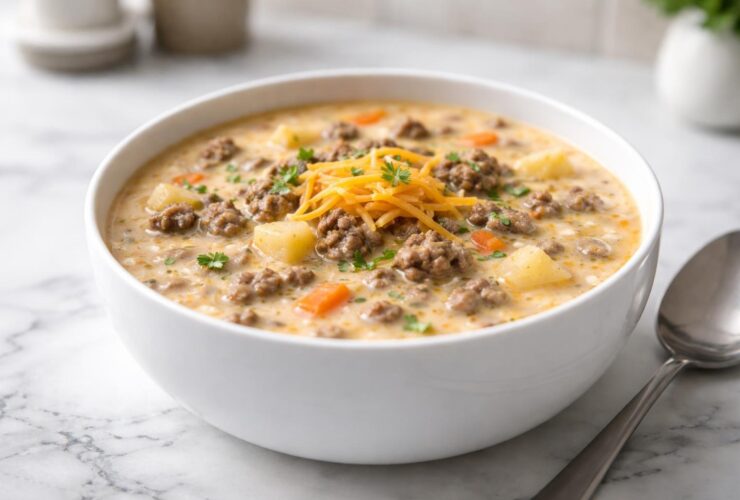 Pioneer Woman Cheeseburger Soup Recipe