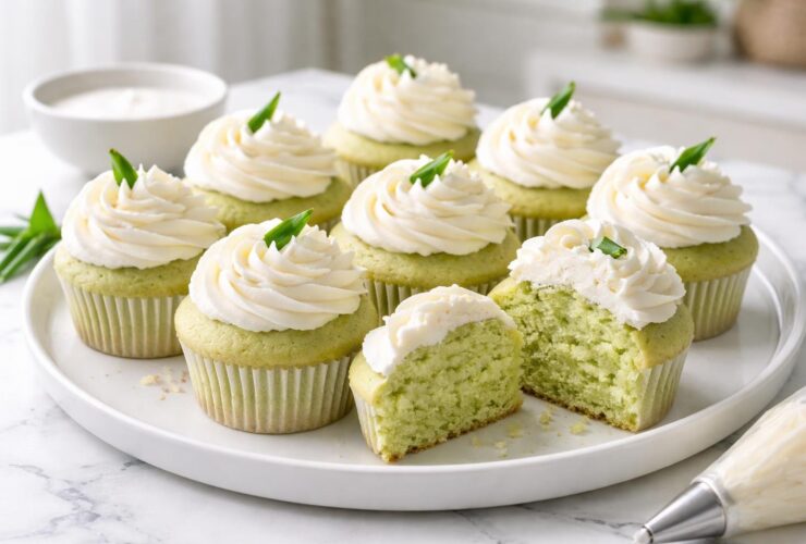 Pandan Cupcakes Recipe