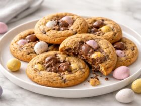 Cadbury Egg Cookies Brown Butter Recipe