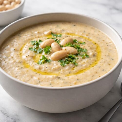Giada Tuscan White Bean and Garlic Soup Recipe