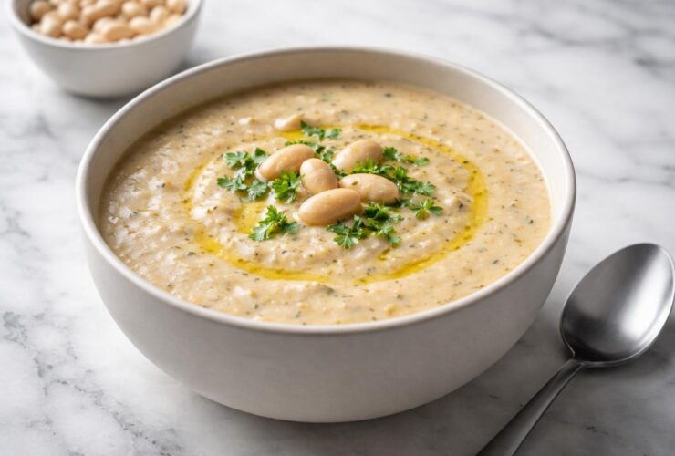 Giada Tuscan White Bean and Garlic Soup Recipe