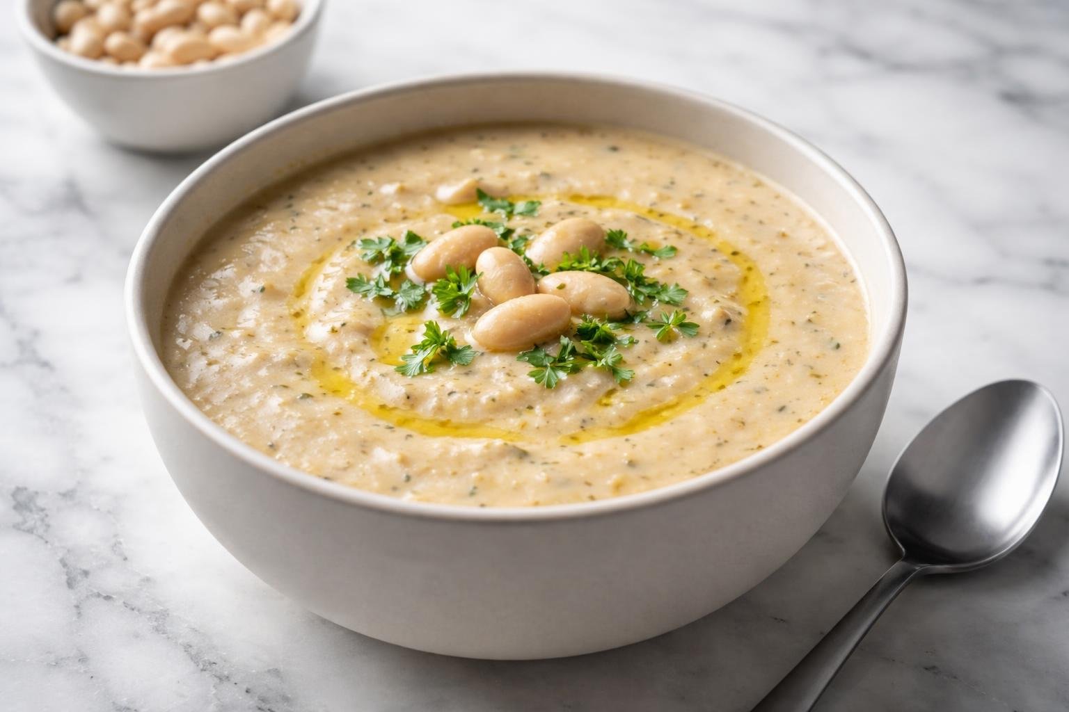 Giada Tuscan White Bean and Garlic Soup Recipe