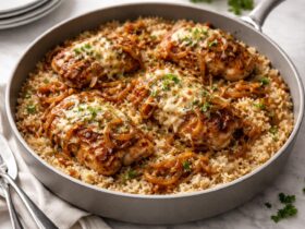 French Onion Chicken and Rice Recipe