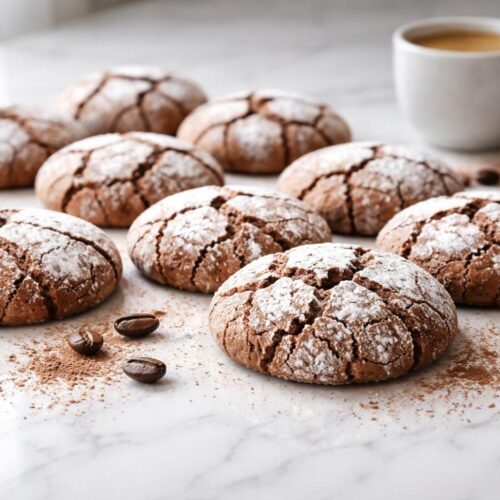 Tiramisu Crinkle Cookies Recipe