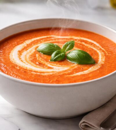 Creamy Tomato Basil Soup Recipe